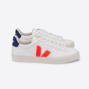 Veja Campo Leather-Textured Shoes